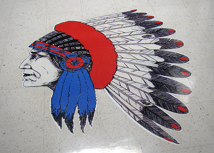 Jim Ned Indians Floor Decal