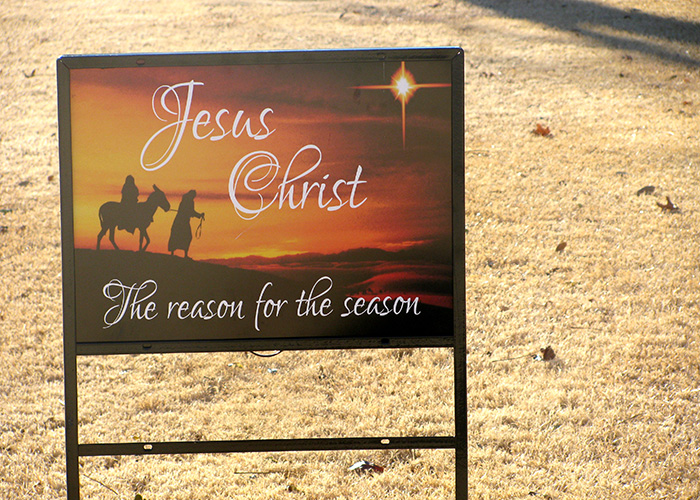 Jesus Christ is the Reason for the Season - Yard Sign