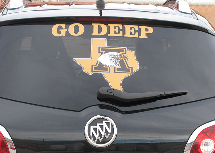 Abilene High Go Deep - Sports Decal